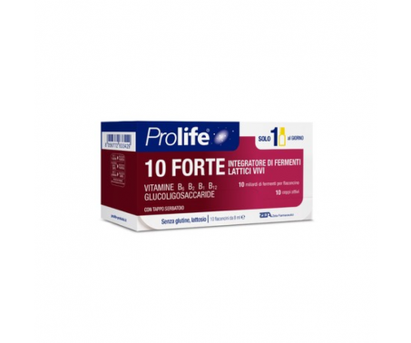 Prolife 10 Forte Integratore Di Fermenti Lattici Vivi 10 Flaconcini