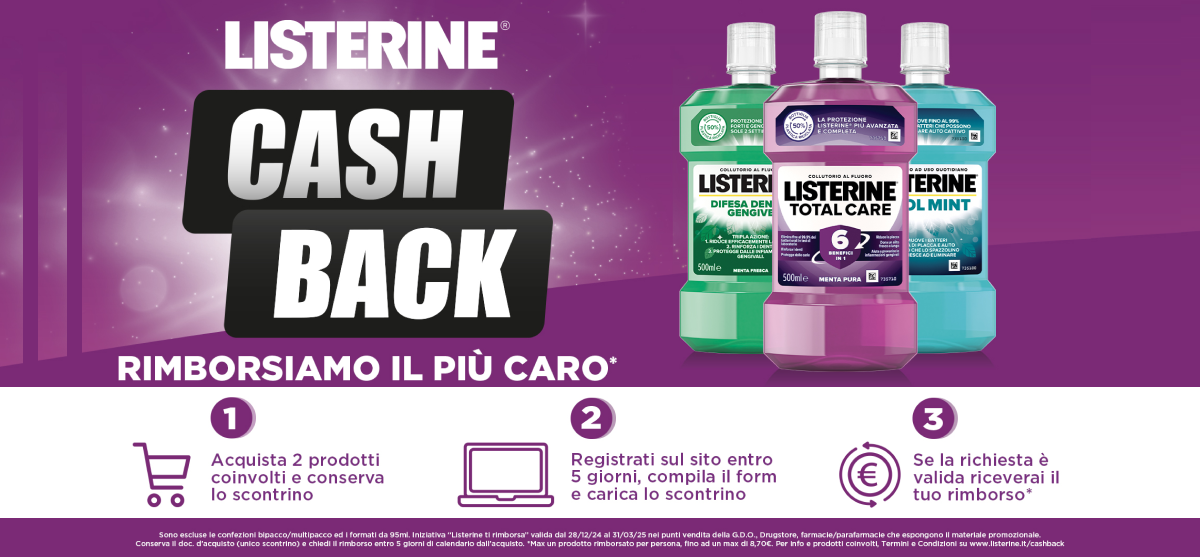 Hero Listerine Cashback
