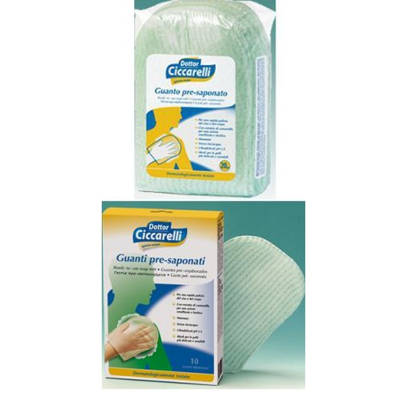 Ciccarelli Guanto Presaponato 10 pezzi