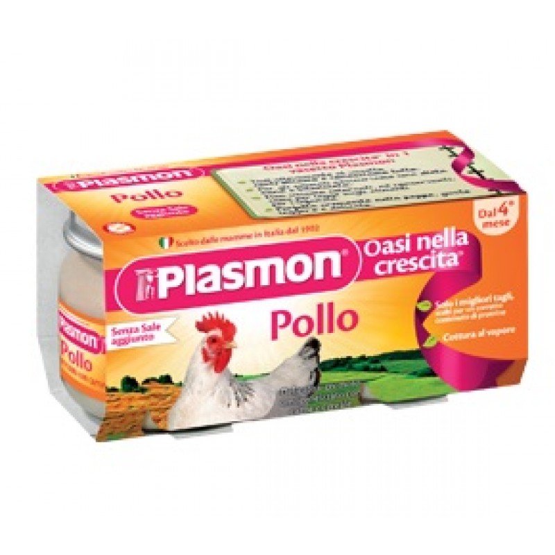 Plasmon Omogenizzato Pollo 2 Vasetti da 80 g