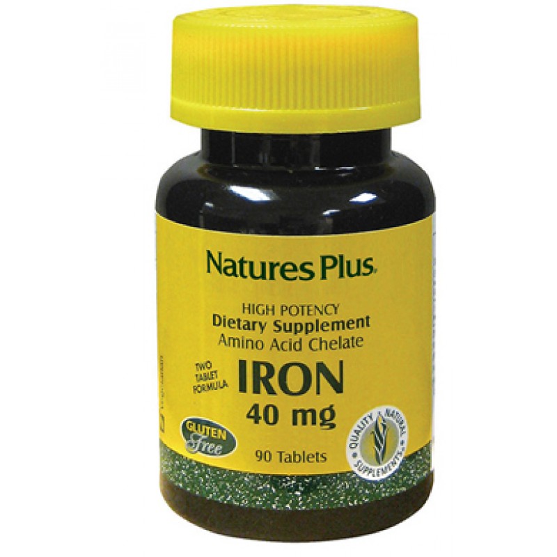 Nature's Plus Ferro mg 40 Integratore di Ferro