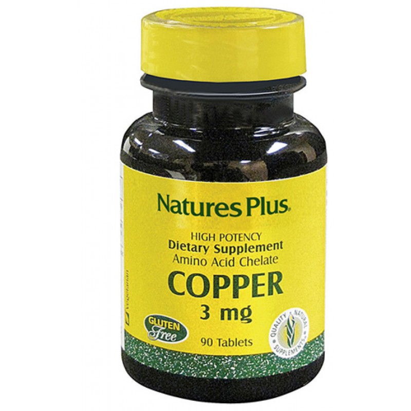 Nature's Plus Rame Integratore Alimentare 3mg 90 Tavolette