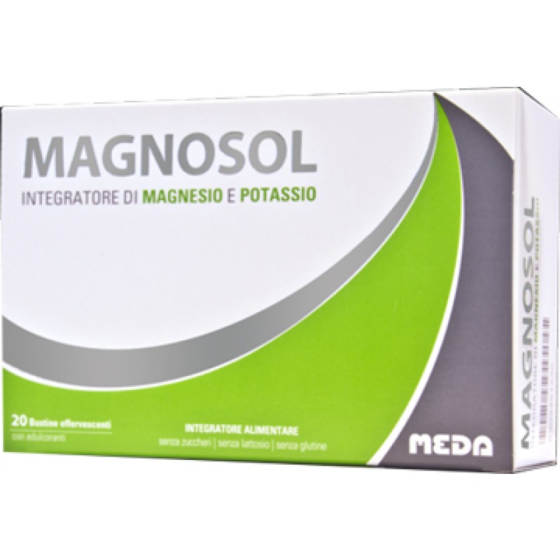Magnosol Integratore di Magnesio e Potassio 20Bustine effervescenti