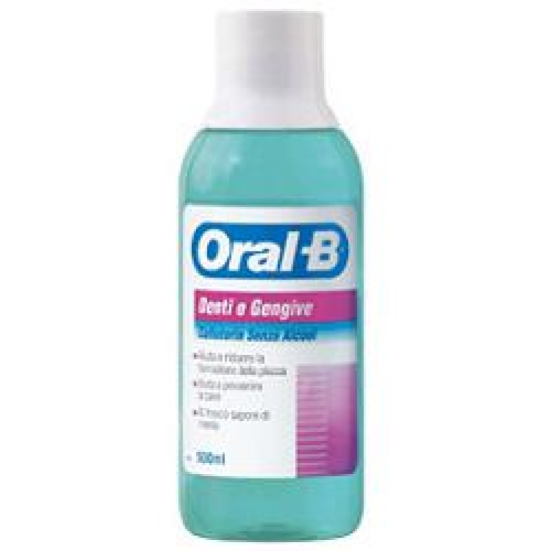 Oral-B Denti e Gengive Collutorio Antiplacca e Anticarie 500 ml