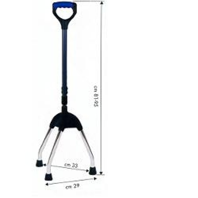 Farmacare Tripode Con Base Impugnatura Anatomica 1 Pezzo