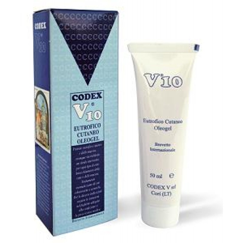 Codex V10 Oleogel Eutrofico Cutaneo Trattamento Rigenerante 50 ml