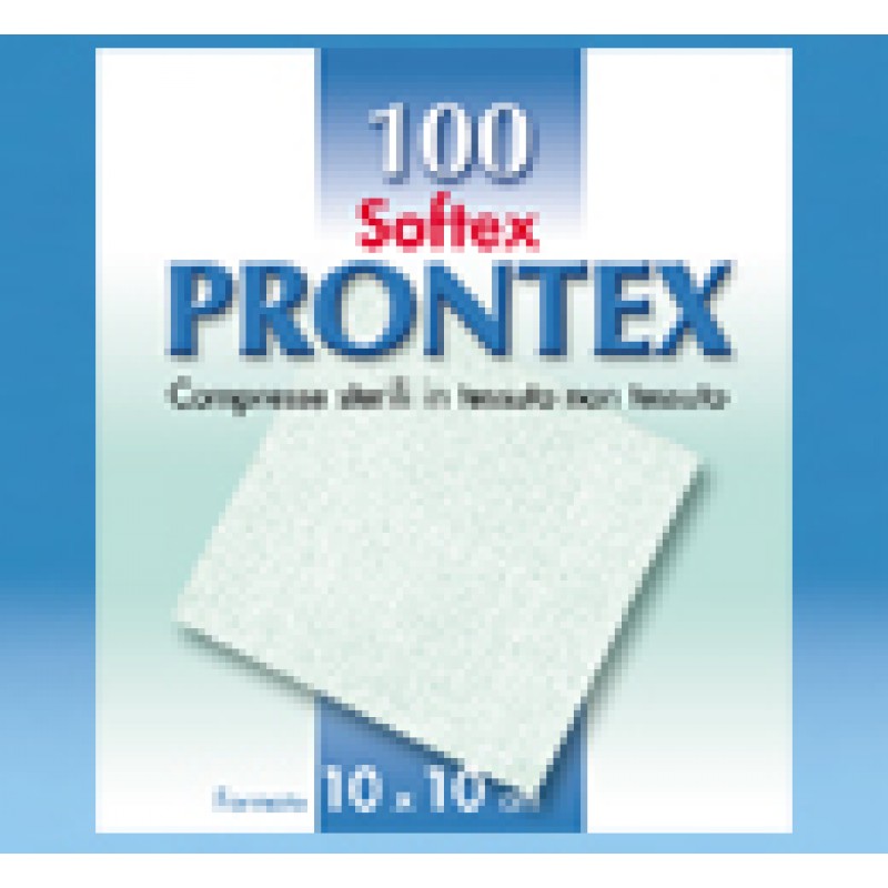 Safety Prontex Soft Garze In Tessuto Non Tessuto 10x10 cm 100 Pezzi