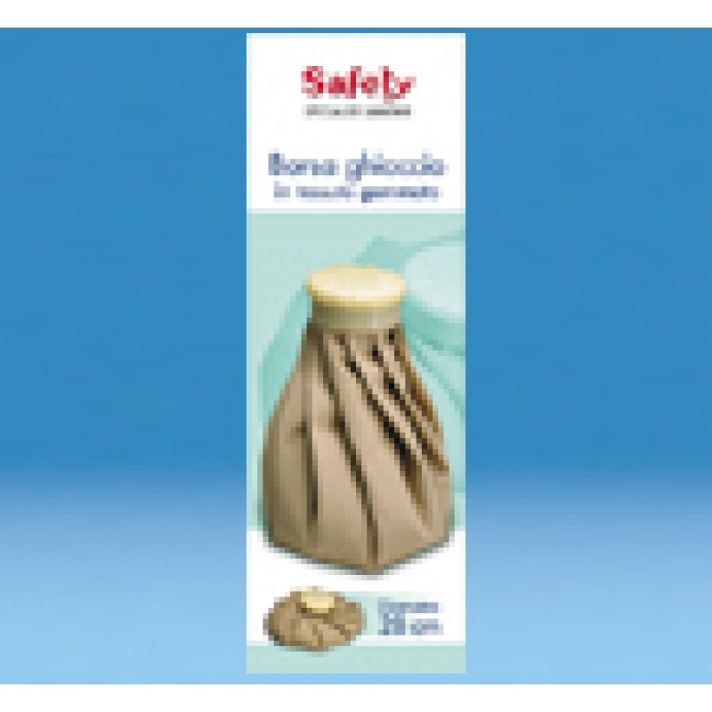 Safety Borsa Ghiaccio In Cotone Gommato 31cm