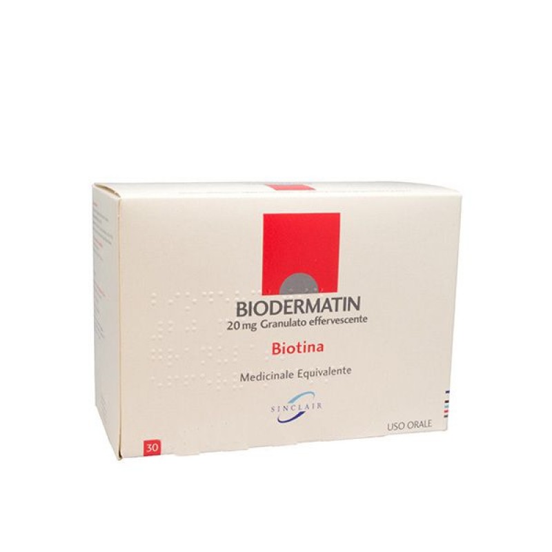 Biodermatin Granulato Effervescente 20 mg Biotina 30 Bustine