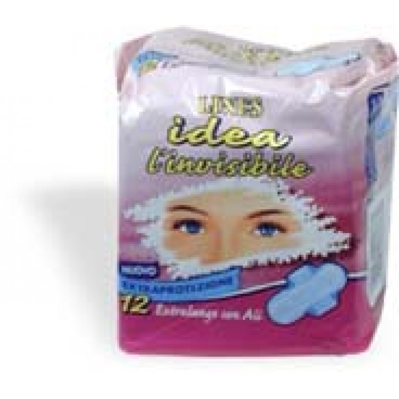 Lines Petalo Blu Assorbente Extra Lungo Con Ali 12 Pezzi