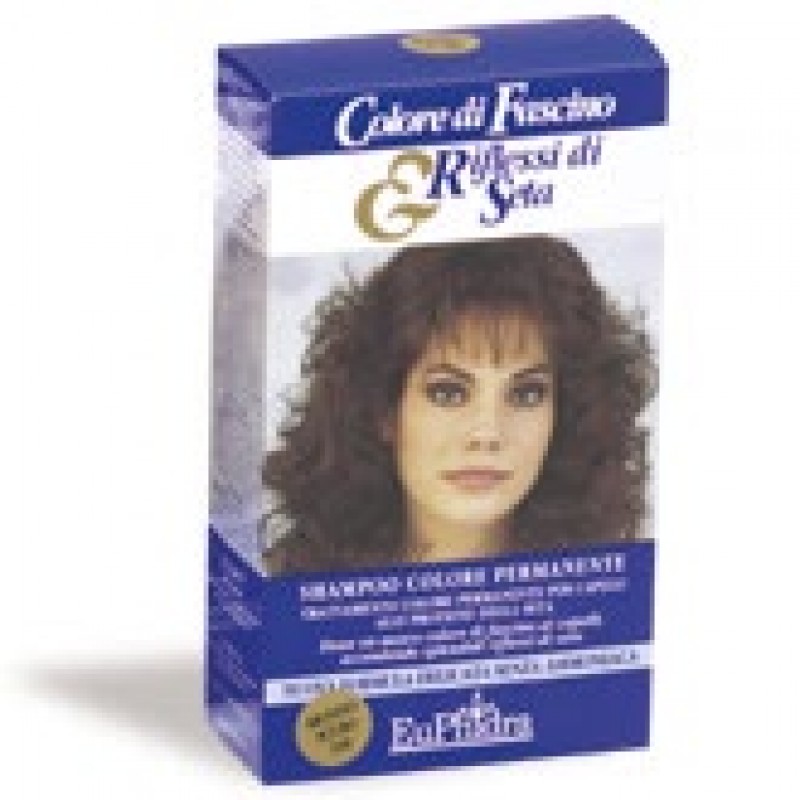 Euphidra Shampoo Colore Permanente Tintura n°55 Colore Castano Dorato 120 ml