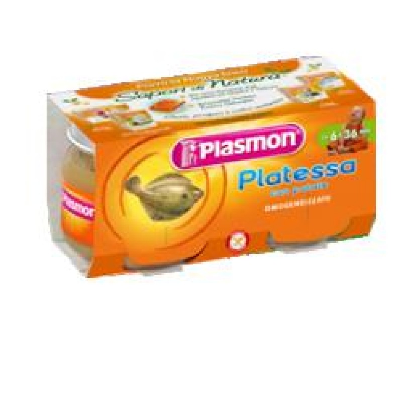 Plasmon Omogenizzato Platessa 2 Vasetti da 80 g