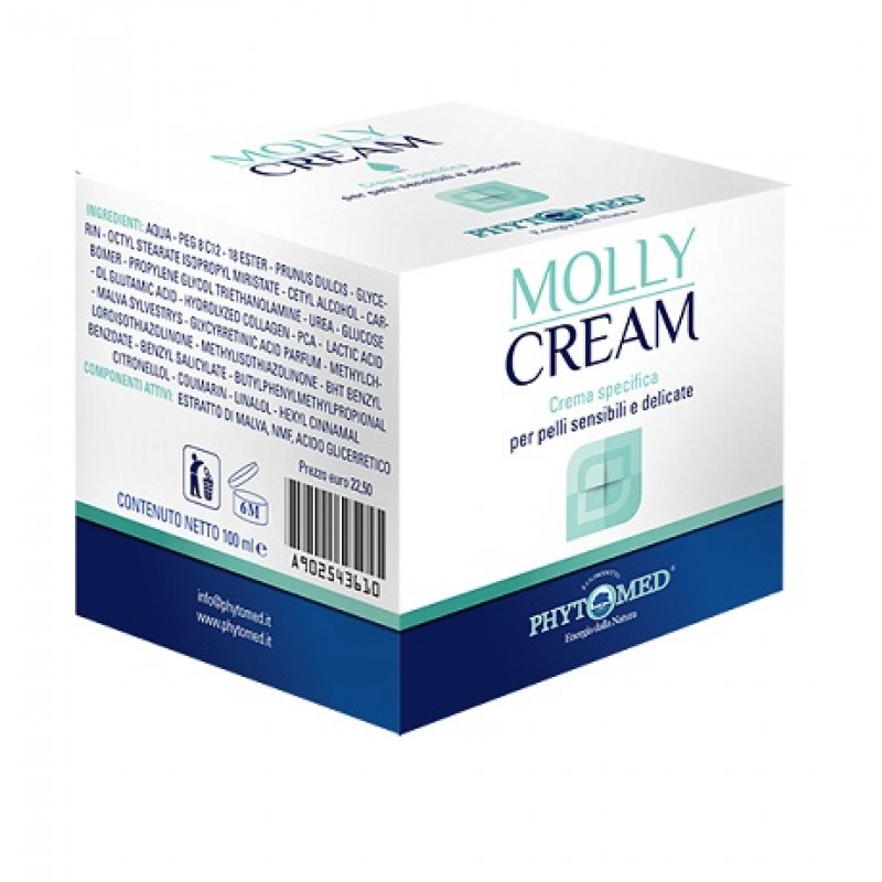 Molly Cream Crema Specifica per pelli sensibili e delicate 100ml