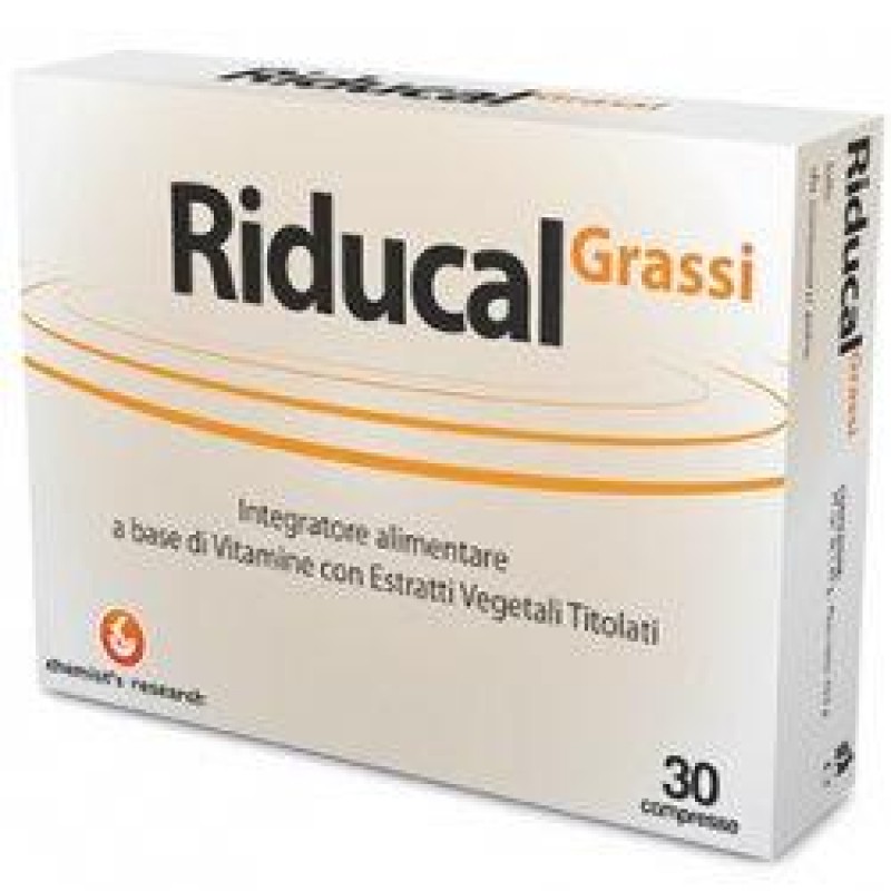 Riducal Grassi Integratore Controllo del Peso 30 Compresse