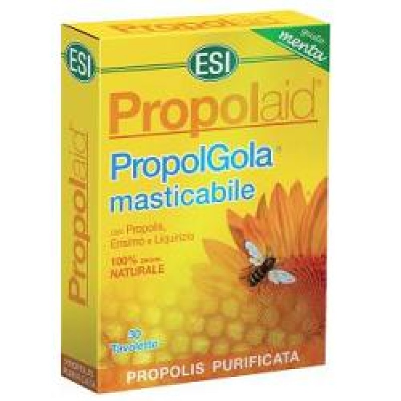Esi Propolaid Integratore Benessere Gola 30 Tavolette Gusto Menta