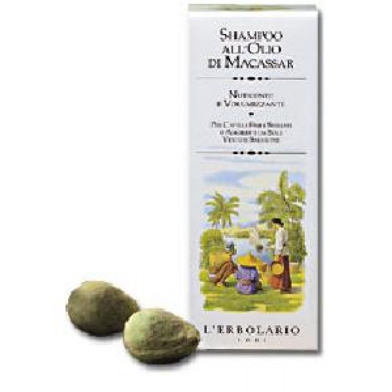 L'Erbolario Shampoo all'Olio di Macassar Nutriente e Volumizzante 150ml