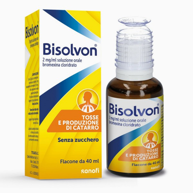 Bisolvon Gocce 2 mg/ml Soluzione Orale Bromexina Cloridrato 40 ml