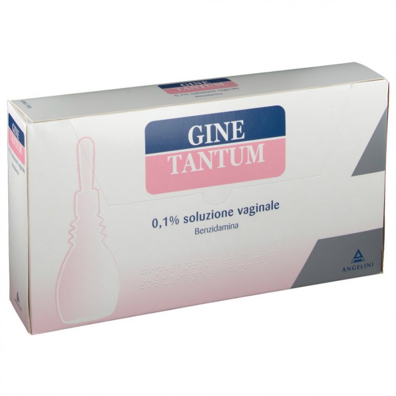 Ginetantum Soluzione Vaginale Benzidamina cloridrato 5 Flaconi 140 ml