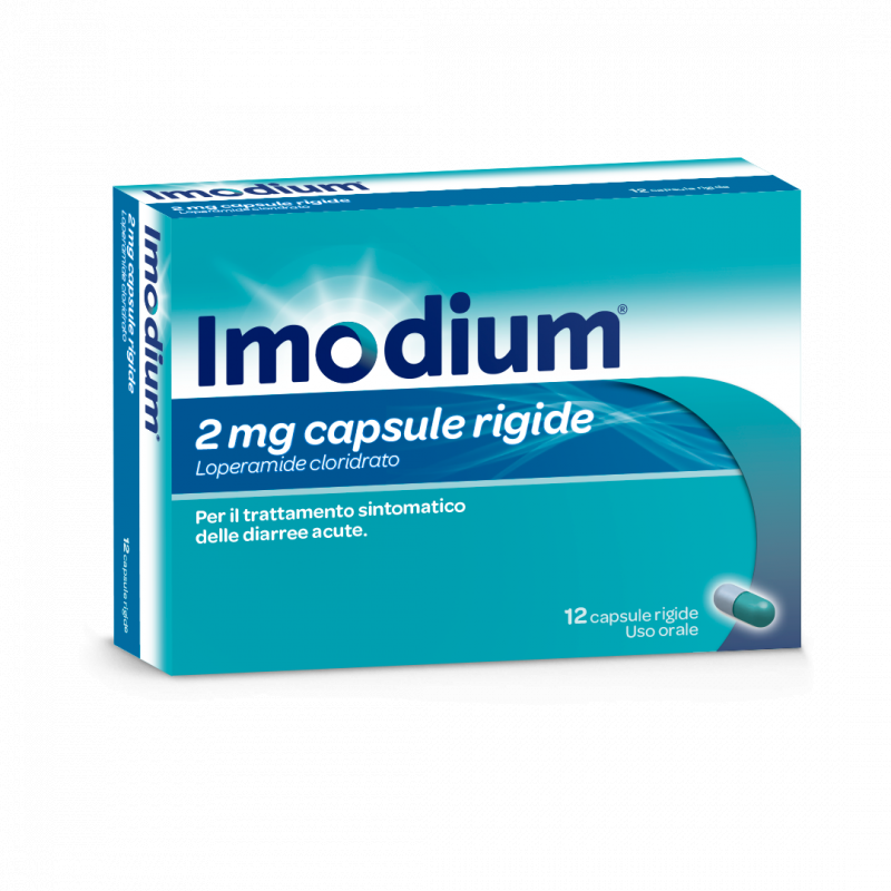 Imodium Diarrea occasionale acuta 12 Compresse