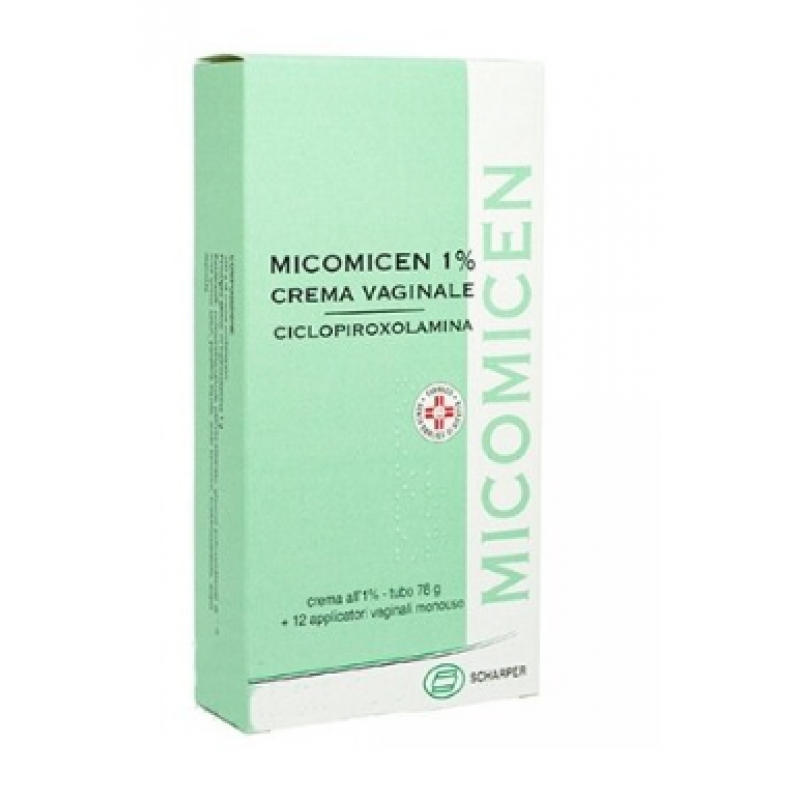 Micomicen Crema Vaginale Ciclopiroxolamina 78 gr + 12 applicatori
