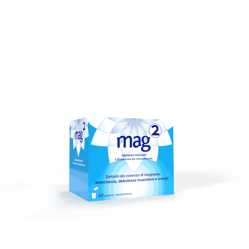 Mag2 Granulato Soluzione Orale 2,25g Magnesio Pidolato 40 Bustine
