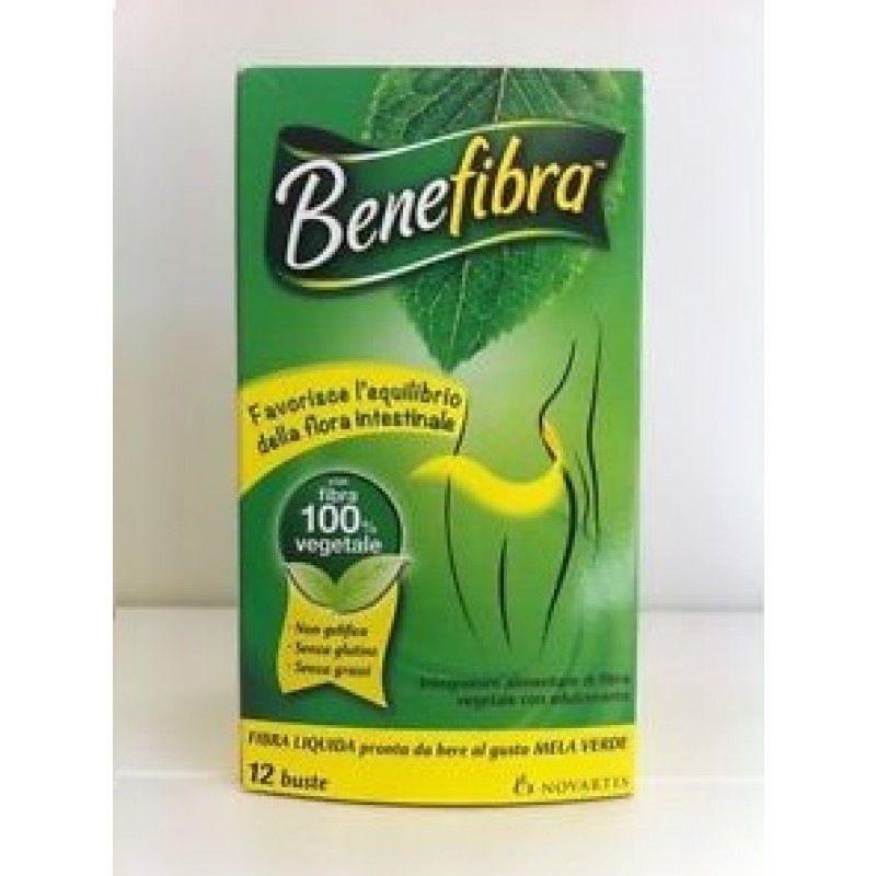 Benefibra Liquido Integratore Alimentare Fibre Vegetali Flora Intestinale Intestino Irritabile 12Bst