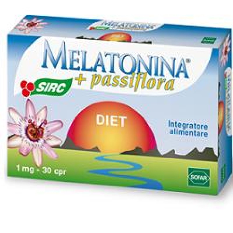Melatonina + Passiflora Diet - 30 compresse da 1 mg