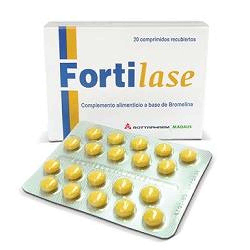 Fortilase - Integratore antinfiammatorio con Bromelina - 20 Compresse