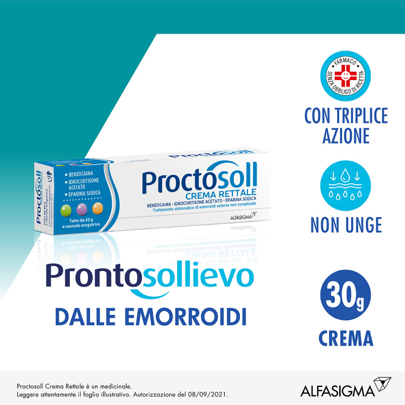 PROCTOSOLL CREMA RETTALE 30G