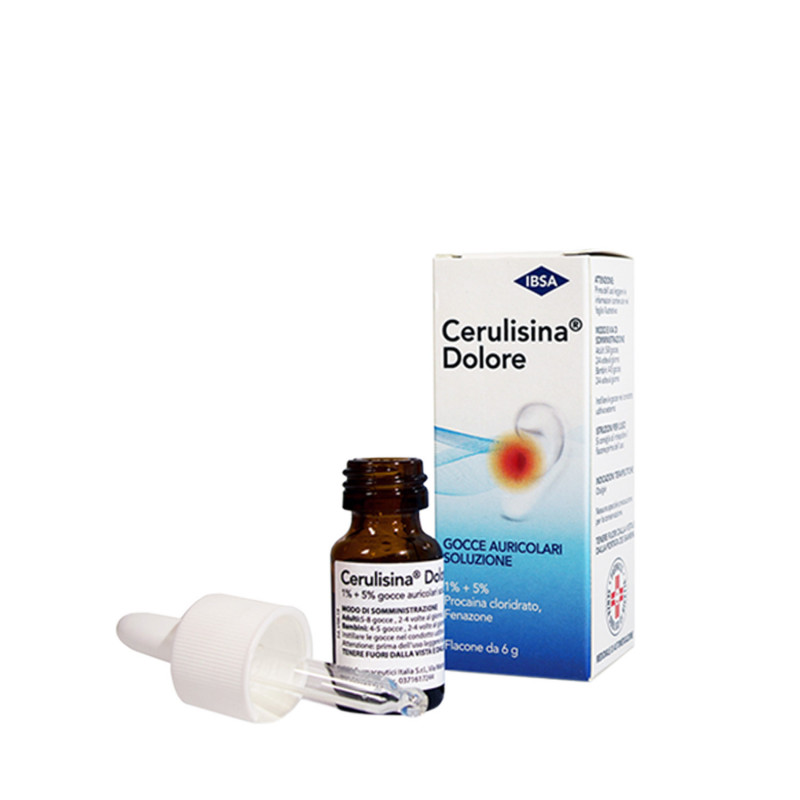 Cerulisina Dolore Gocce Auricolari 1%+5% Flacone Contagocce 6 g