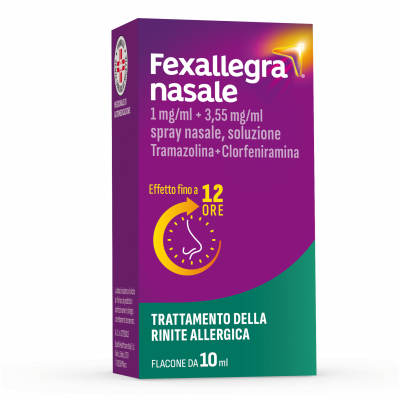 Fexallegra Nasale Spray 1 mg/ml+ 3,55 mg/ml Rinite Allergica 10 ml