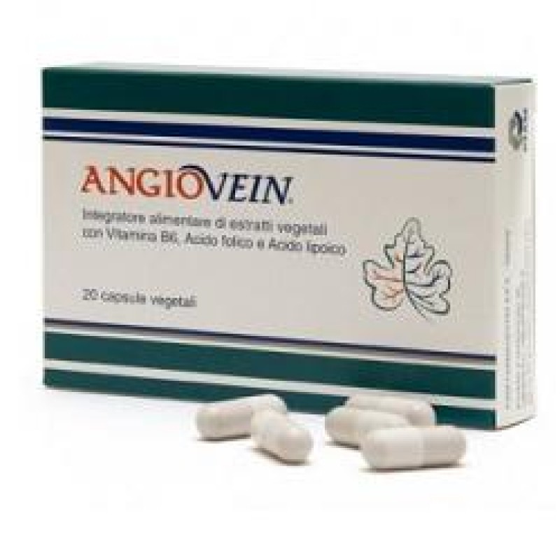 Angiovein Integratore Microcircolo 20 Capsule