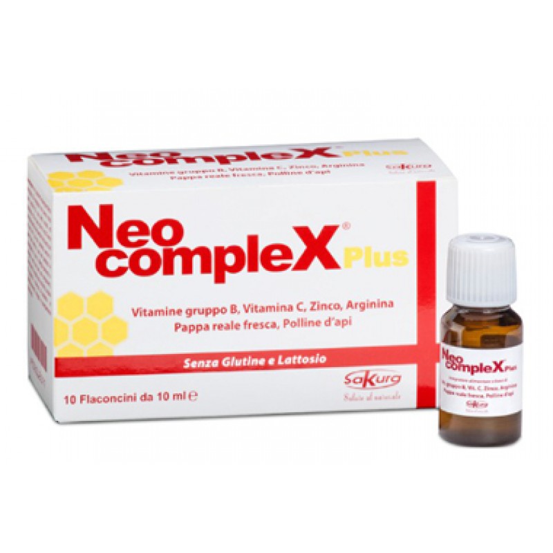 Neocomplex Plus Integratore Energetico 10 Flaconcini Monodose