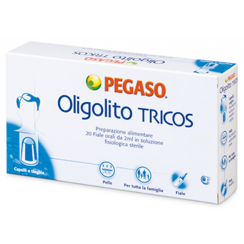 Pegaso Oligolito Tricos Integratore 20 Fiale 2 ml