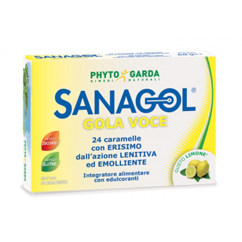 Sanagol Gola Voce Gusto Limone 24 Caramelle