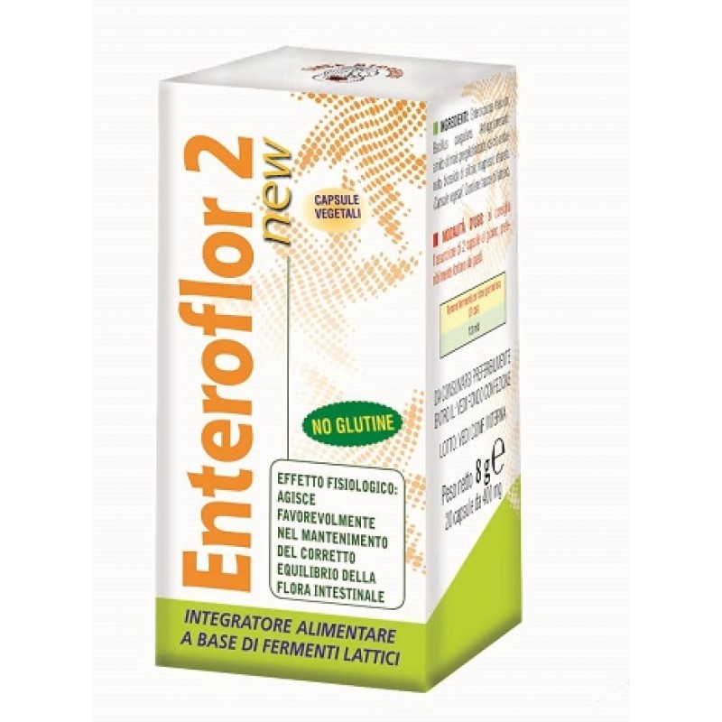 EnteroFlor 2 New Integratore 20 Capsule