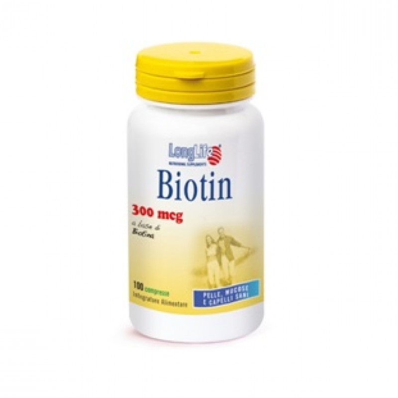 LongLife Biotin 300 Integratore Pelle 100 Compresse