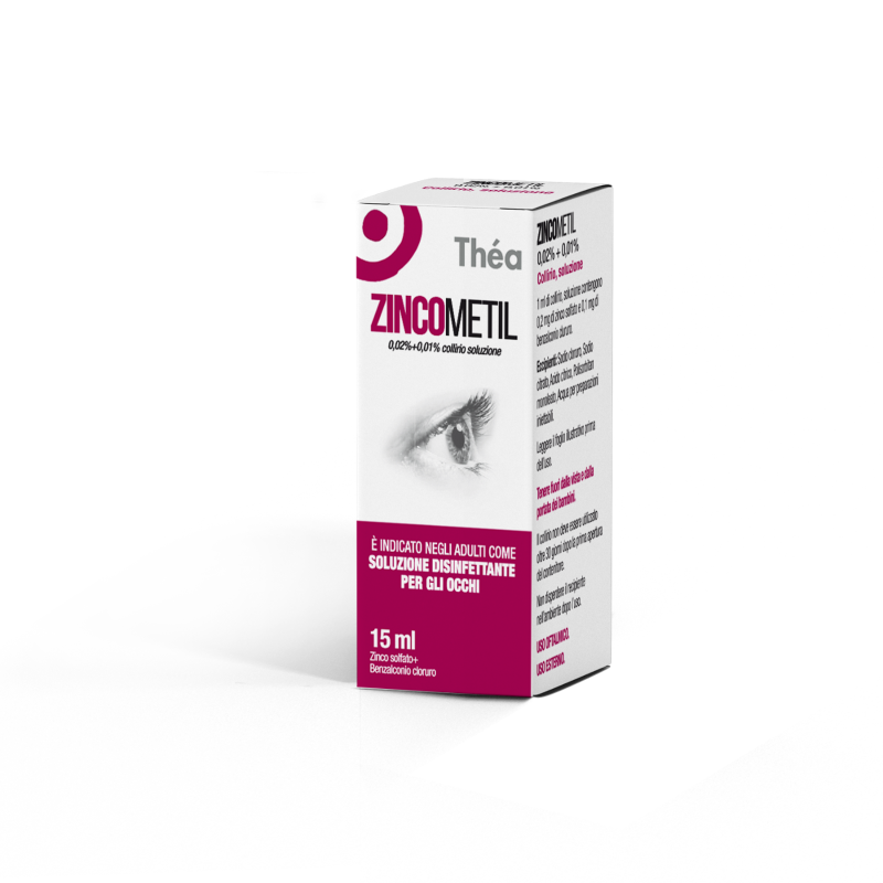 Zincometil 0,02% + 0,01% Collirio Disinfettante 15 mL