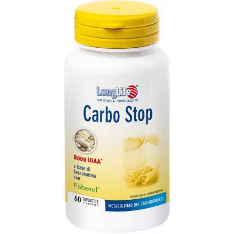 LongLife Carbostop Integratore Controllo Peso Corporeo 60 Tavolette