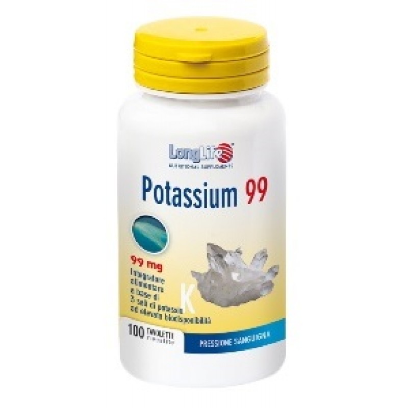 LongLife Potassium 99 Integratore Muscolare 100 Tavolette