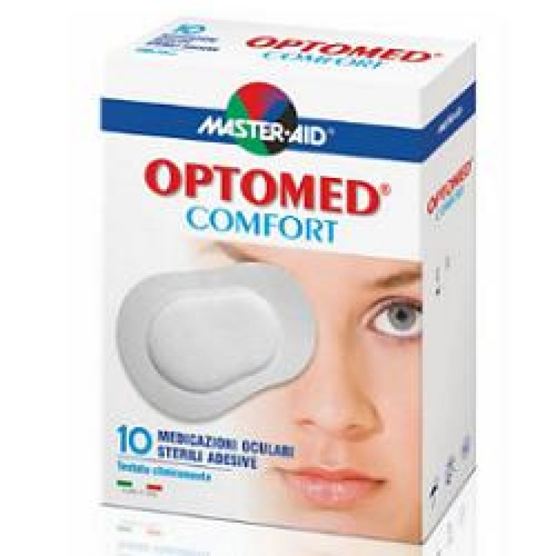 Optomed Comfort Complesso Oculare Sterile Autoadesive Protettivo 10 Compresse Oculari