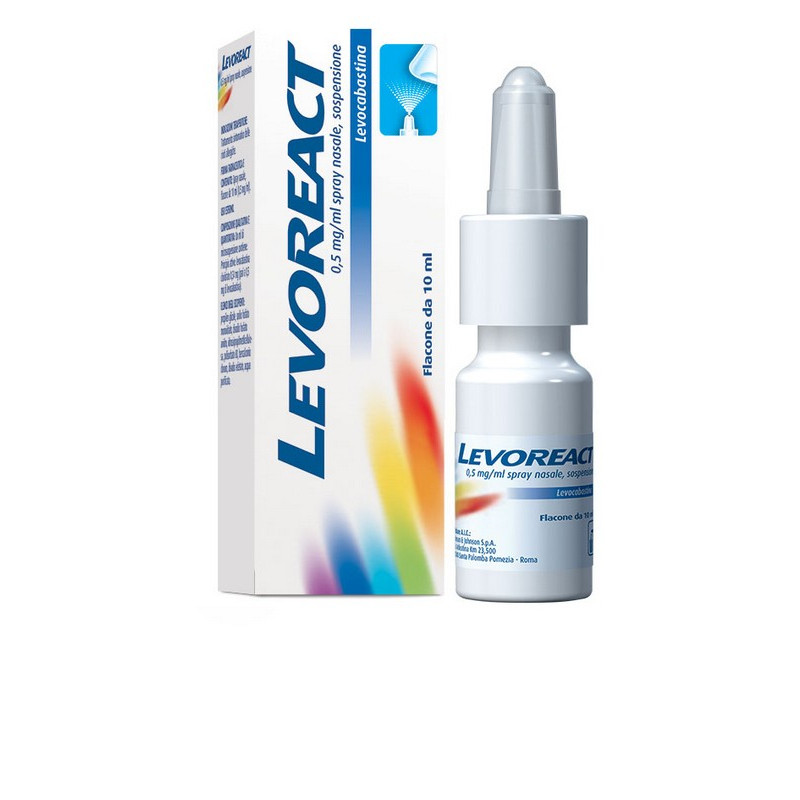 Levoreact Spray Nasale Antistaminico per Allergia Riniti Allergiche e Naso che Cola