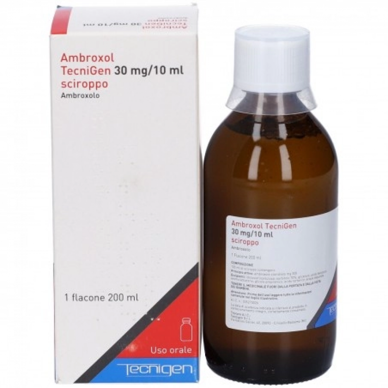 Ambroxol Tecnigen 30 mg/10 ml Sciroppo Mucolitico 200 ml