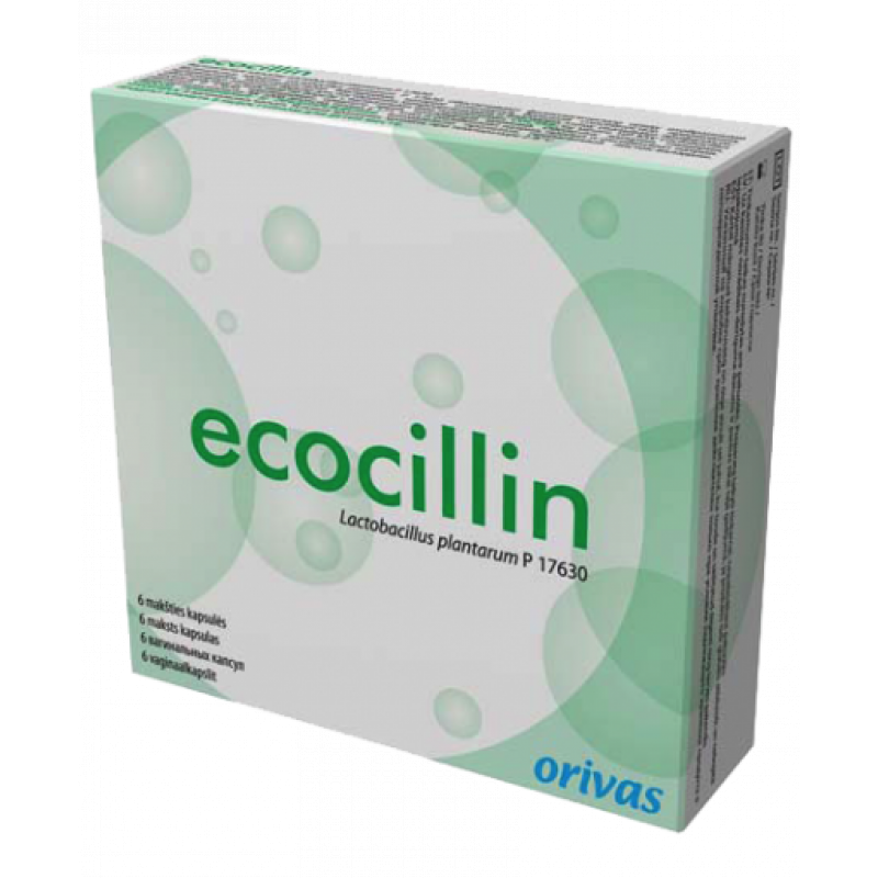 Ecocillin Lactobacillus plantarum 6 Capsule Vaginali