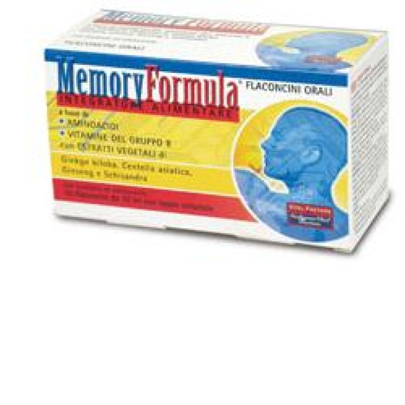 Memory Formula Integratore 10 Flaconi 10 ml