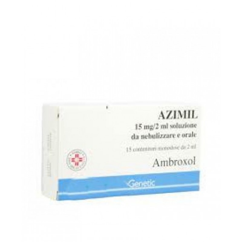 Azimil Soluzione da nebulizzare 15mg/2ml Ambroxolo Tosse 15 Flaconcini