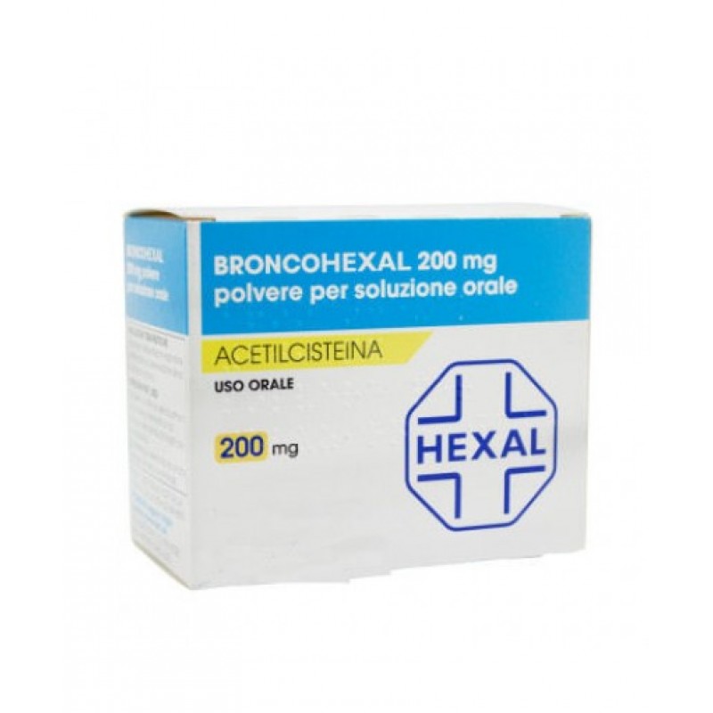 Broncohexal 200 mg Acetilcisteina 30 bustine