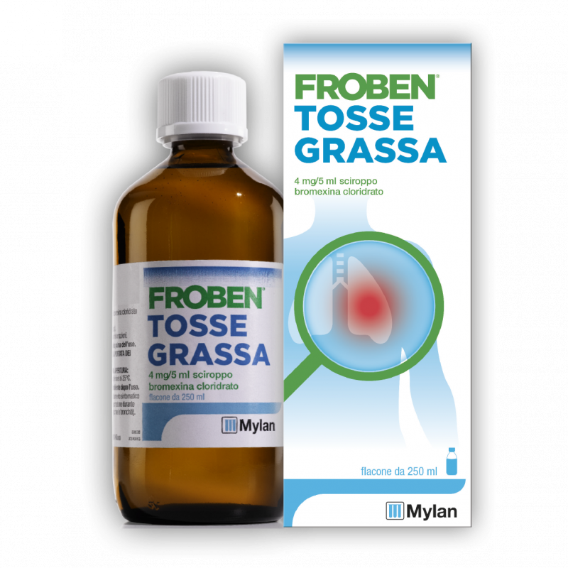 Froben Tosse Grassa Sciroppo 4 mg/5 ml Bromexina 250 ml