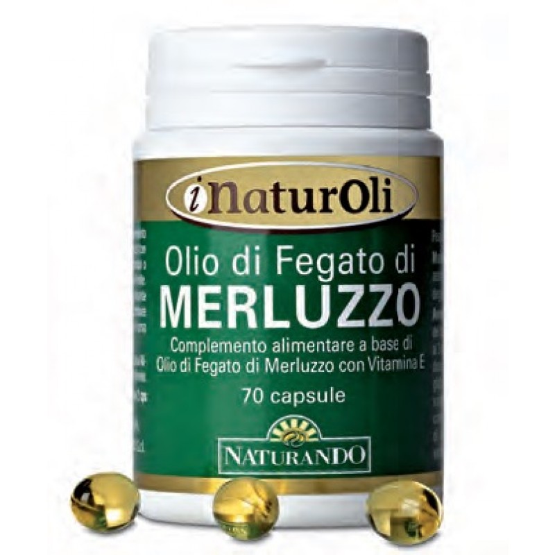 Naturando Olio Di Fegato Merluzzo Integratore 70 Capsule