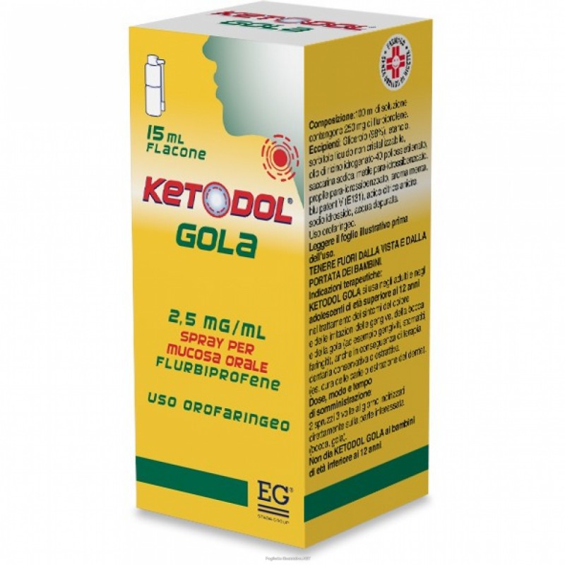 KETODOL Gola Spray 15ml